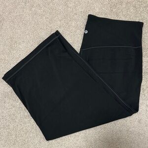 lululemon Align Wide Leg Super High-Rise 23" Crop Pants Graphite Grey Sz16